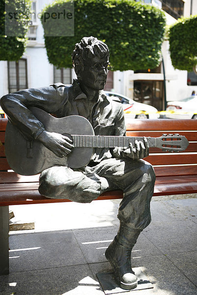 John Lennon Statue  Almeria  Andalusien  Südspanien  Spanien  Europa