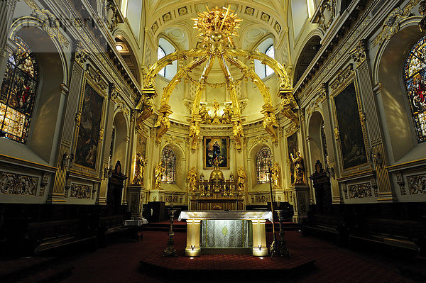 Die katholische Kirche Basilique-CathÈdrale Notre-Dame de Quebec  Quebec Stadt  Quebec  Kanada