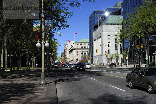 Wellington Street in Ottawa  Ontario  Kanada