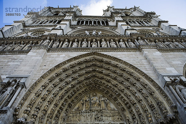 Kathedrale Notre Dame  Paris  Frankreich