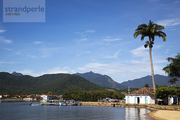 Die Kolonialstadt Paraty  Costa Verde  Bundesstaat Rio de Janeiro  Brasilien  Südamerika
