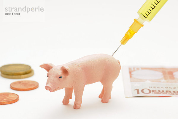 Symbolbild für Genmanipulation an Tieren und Lebensmitteln  Gifteinsatz bei Tieren und Lebensmitteln  Tierseuchen  Fleischskandale  Tierarztkosten