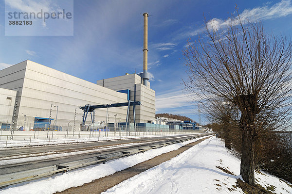 Kernkraftwerk  KKW Krümmel in Geesthacht  Schleswig-Holstein  Deutschland  Europa
