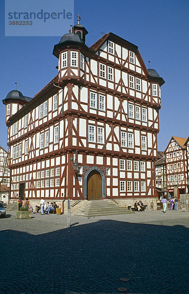 Rathaus  Melsungen  Hessen  Deutschland  Europa