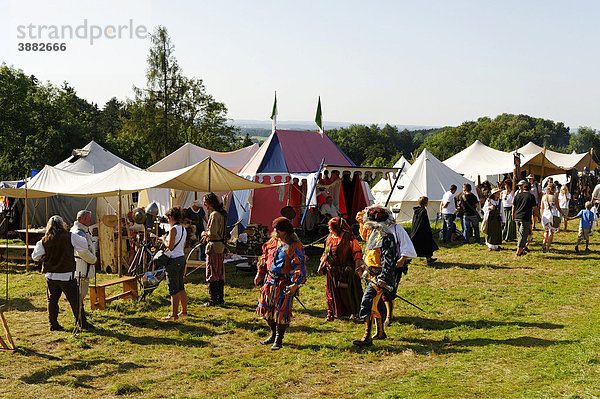 Ritterfest  Mittelalterfest  Amerang  Chiemgau  Oberbayern  Bayern  Deutschland  Europa