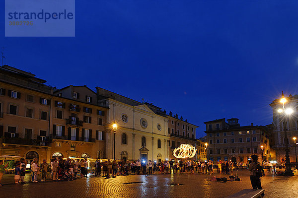 Piazza Navona  Rome  Italien  Europa