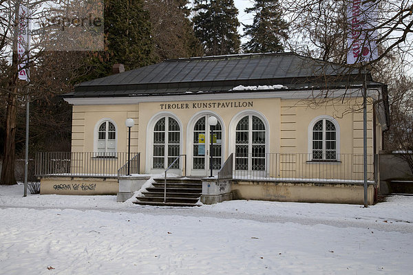 Tiroler Kunstpavillon  Landeshauptstadt Innsbruck  Tirol  Österreich  Europa