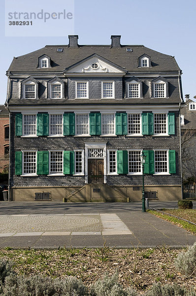 Engels-Haus  Schieferhaus  historisches Zentrum  Wuppertal  Bergisches Land  Nordrhein-Westfalen  Deutschland  Europa