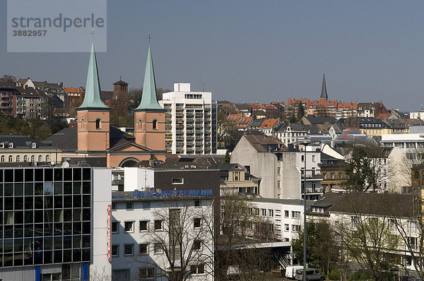 Stadtansicht  Wuppertal  Bergisches Land  Nordrhein-Westfalen  Deutschland  Europa