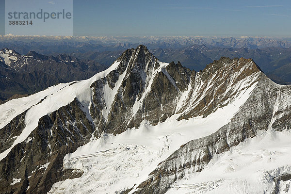 Großglockner  Luftaufnahme  Kärnten  Österreich  Europa