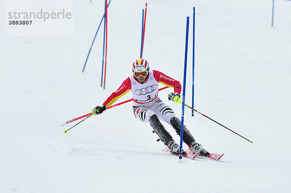 Felix Neureuther  FIS Slalom der Herren  Gudiberg  Gamisch-Partenkirchen  Bayern  Deutschland  Europa