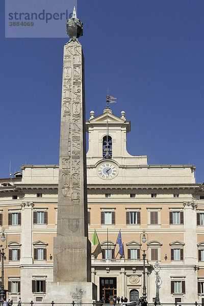 Palazzo di Montecitorio  Parlamentsgebäude  Rom  Latium  Italien  Europa