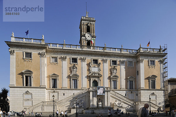 Senatorenpalast auf dem Kapitol  Rom  Latium  Italien  Europa