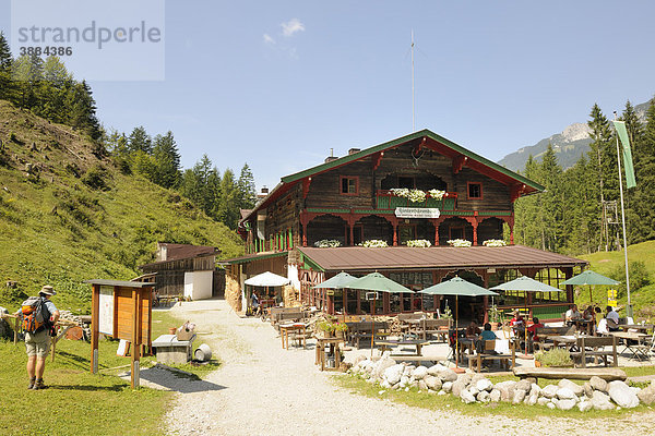 Anton Karg Haus  Hinterbärenbad  Wilder Kaiser  Tirol  Österreich  Europa