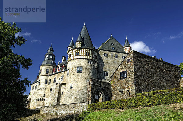Burg Bürresheim  Bürresheimer Schloss  St. Johann bei Mayen  Eifel  Rheinland-Pfalz  Deutschland  Europa