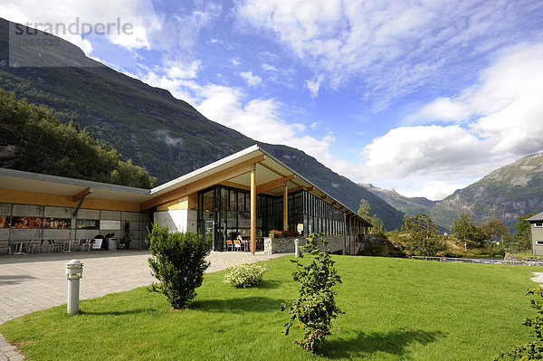 Fjordzentrum Geiranger  UNESCO Welterbe  Norwegen  Skandinavien  Nordeuropa