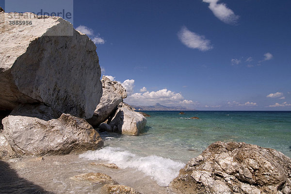 Bucht Kato Lakkos  Ostküste  Insel Karpathos  Ägäische Inseln  Ägäis  Dodekanes  Griechenland  Europa
