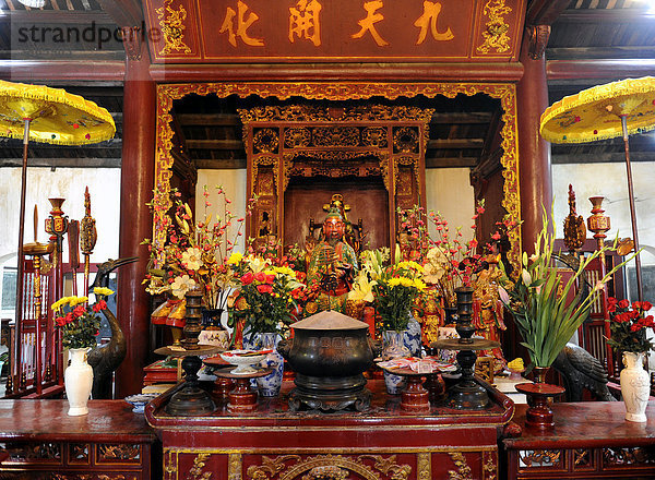 Ngoc Son Tempel  Jadeberg-Tempel  Hoan Kiem See  Hanoi  Nordvietnam  Vietnam  Südostasien  Asien