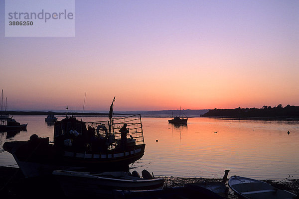 Abendstimmung  Alvor  Algarve  Portugal  Europa