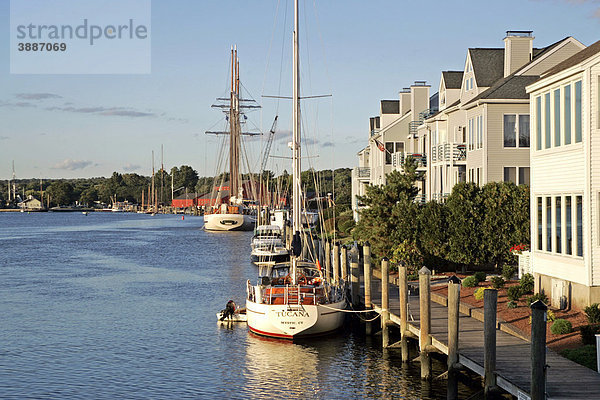 Mystic Seaport Freilichtmuseum für maritime Geschichte  Connecticut  New England  USA