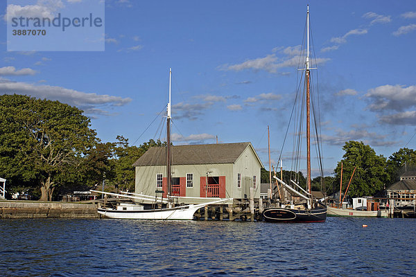 Mystic Seaport Freilichtmuseum für maritime Geschichte  Connecticut  New England  USA