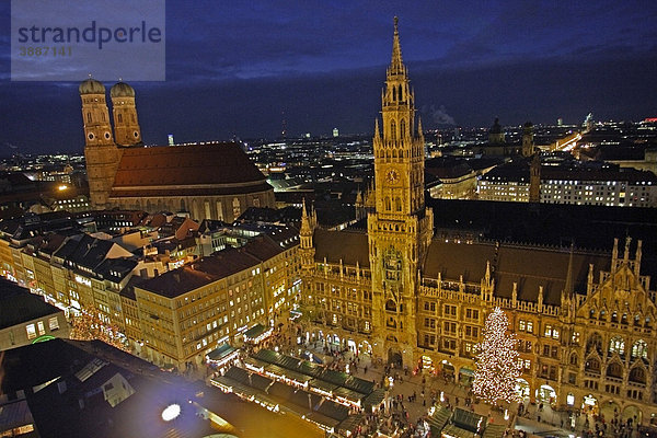 Weihnachtsmarkt  München  Bayern  Deutschland  Europa