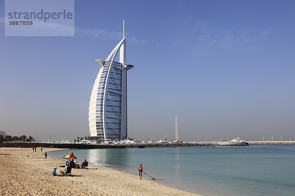 Burj al Arab  Dubai Stadt  Vereinigte Arabische Emirate  Naher Osten  Asien