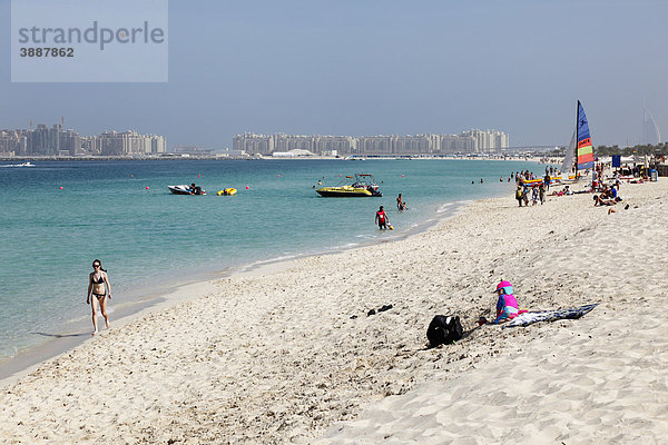 Jumeirah Strand  Dubai Stadt  Vereinigte Arabische Emirate  Naher Osten  Asien