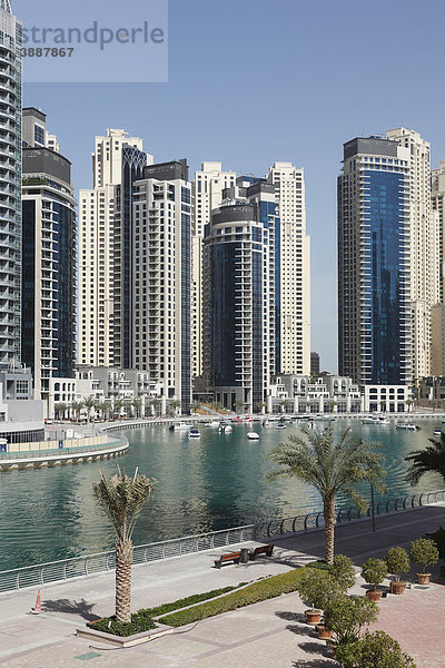 Jumeirah Towers  Dubai Marina  Dubai Stadt  Vereinigte Arabische Emirate  Naher Osten  Asien