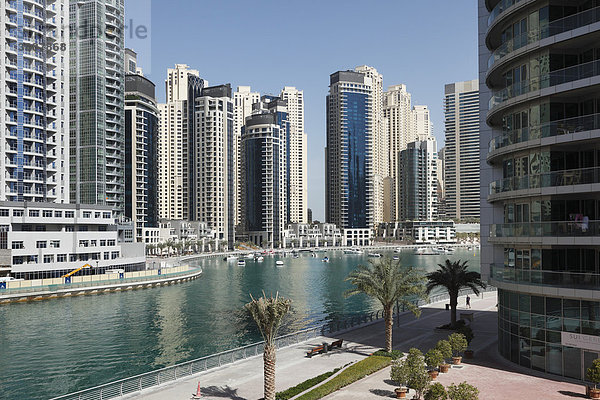 Jumeirah Towers  Dubai Marina  Dubai Stadt  Vereinigte Arabische Emirate  Naher Osten  Asien