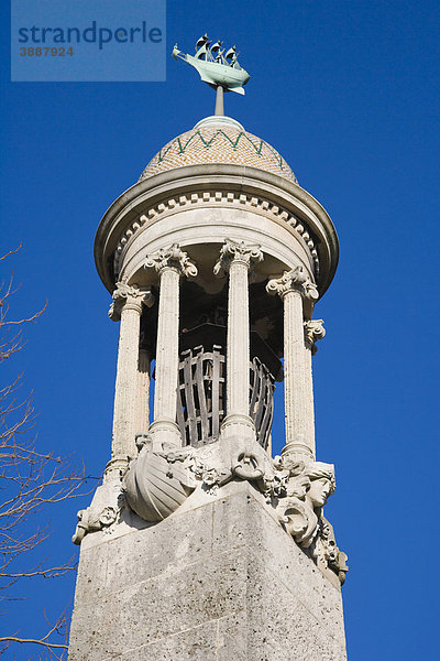 Mayflower Memorial Denkmal  Town Quay  Southampton  Hampshire  England  Vereinigtes Königreich  Europa