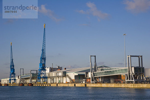 Docks  Southampton  Hampshire  England  Vereinigtes Königreich  Europa