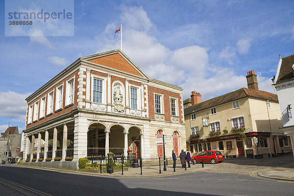 Guildhall Rathaus  High Street  Windsor  Berkshire  England  Vereinigtes Königreich  Europa