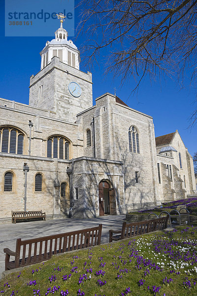 Kathedrale von Portsmouth  High Street  Portsmouth  Hampshire  England  Vereinigtes Königreich  Europa