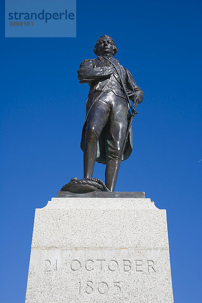 Das Nelson-Denkmal  Old Portsmouth  Hampshire  England  Vereinigtes Königreich  Europa