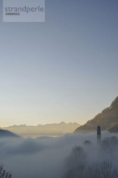 Soglio  Bregaglia  Graubünden  Schweiz  Europa