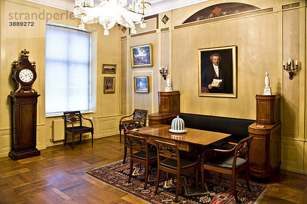 Europäische Kunst  18. Jahrhundert  Golden Age Room Ausstellungsraum  David Collection Kunstmuseum  Kopenhagen  Dänemark  Europa