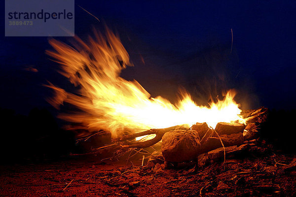 Lagerfeuer  Northern Territory  Australien