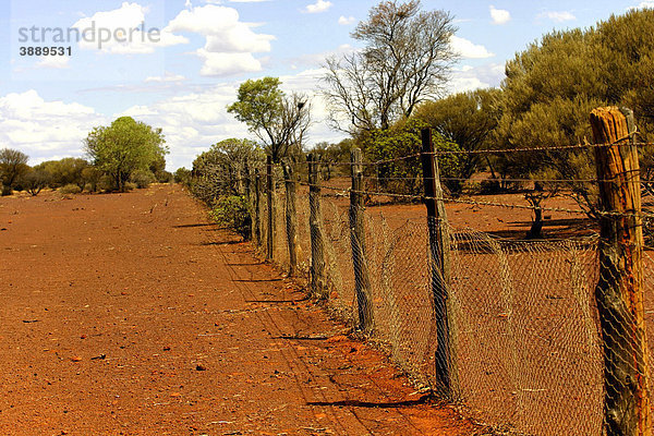 Rabbit-Proof Fence  kaninchensicherer Zaun  zentrales Nordwest-Australien