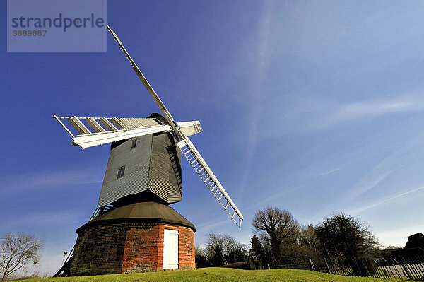 Die Mountnessing Windmill Bockwindmühle  Essex  Vereinigtes Königreich  Europa