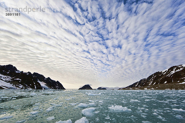 Eis  Fjord  Fuglefjord  Gletscher  Svalbard  Spitzbergen  Norwegen