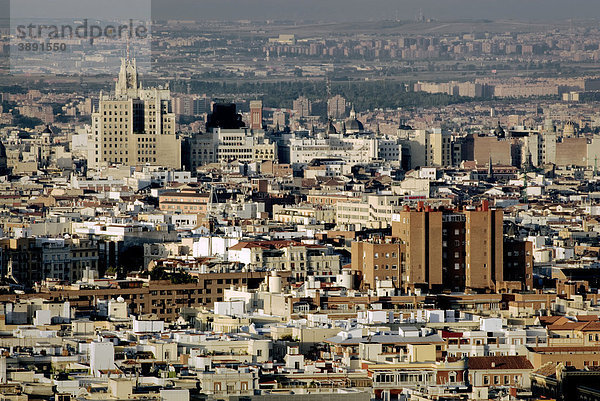 Stadtansicht  Madrid  Spanien  Europa