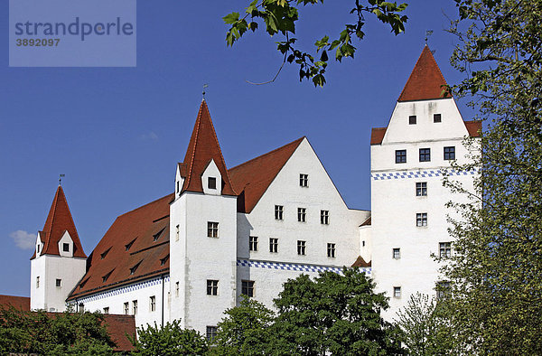 Neues Schloss  Residenz der Ingolstädter Herzöge  Ingolstadt  Bayern  Deutschland  Europa