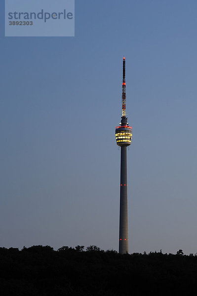 Fernsehturm Stuttgart  Baden-Württemberg  Deutschland  Europa