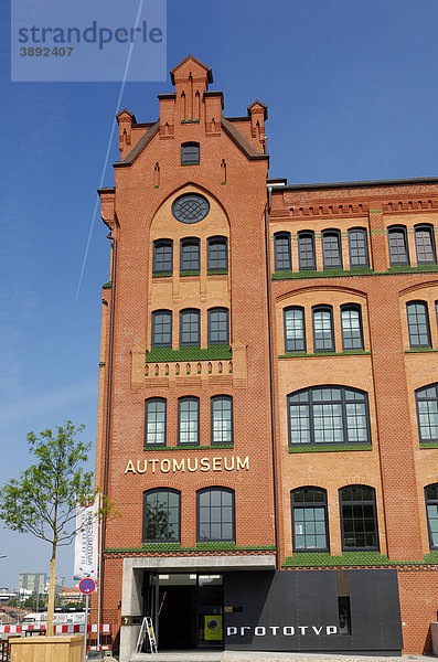 Automuseum Prototyp am Lohseplatz in der Hafencity von Hamburg  Deutschland  Europa