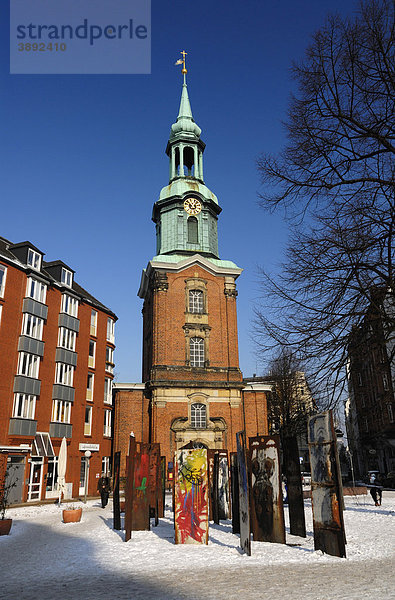 Die Heilige Dreieinigkeitskirche in St. Georg  Hamburg  Deutschland  Europa