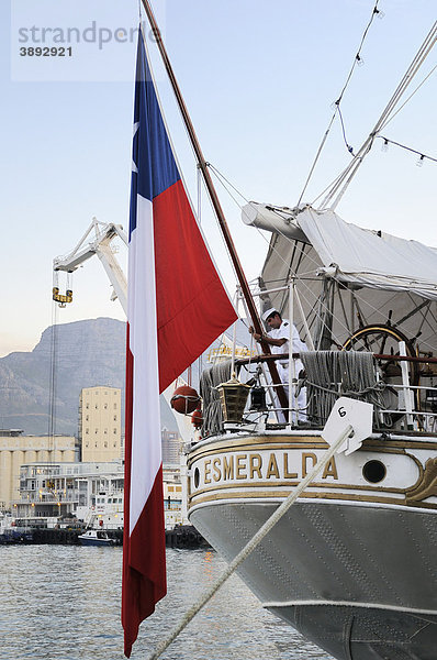 Segelschulschiff Esmeralda  V & A Waterfront  Kapstadt  Südafrika  Afrika