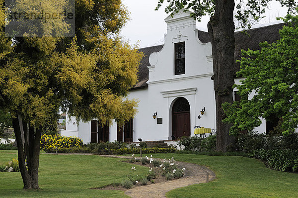 Gutshaus  kapholländischer Stil  Laborie Weingut  Paarl  Kapprovinz  Südafrika  Afrika