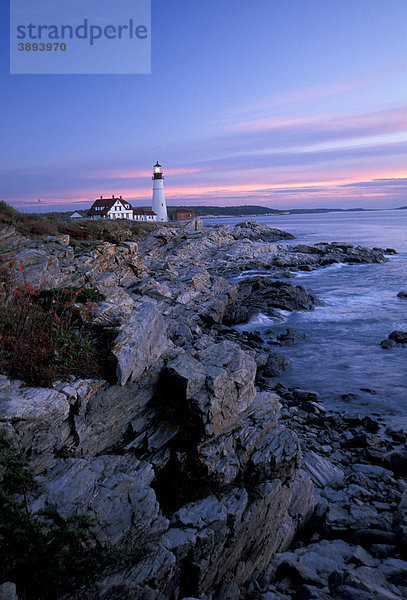 Leuchtturm  Portland Head  Maine  USA