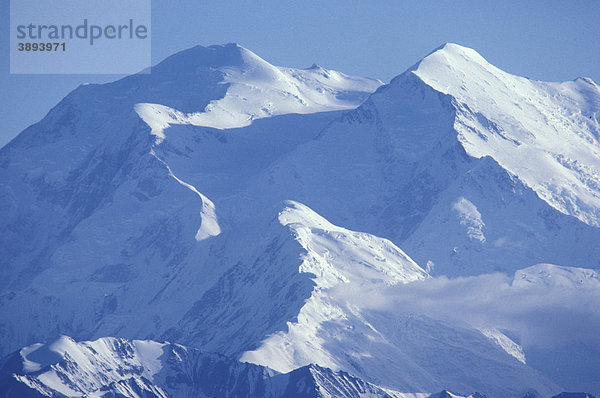 Mount McKinley  schneebedeckt  Alaska  USA